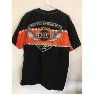 Motorcycle Rally Tie Dye Men's XL All Sport Heavyweight 2001 Ignacio Iron Horse